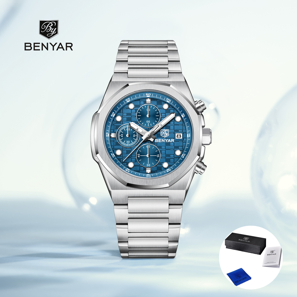 Best Luxury Quartz Watch - 2025 Yeni BENYAR Erkek Saatleri Lüks