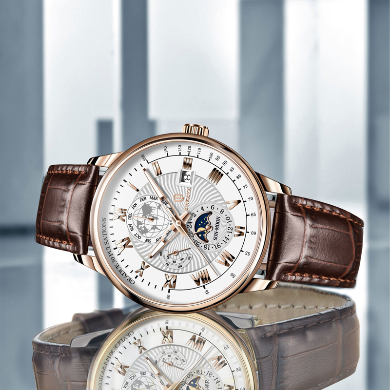 Luxury Watch And Price - QINGXIYA Marka Moda Deri Kuvars İzle