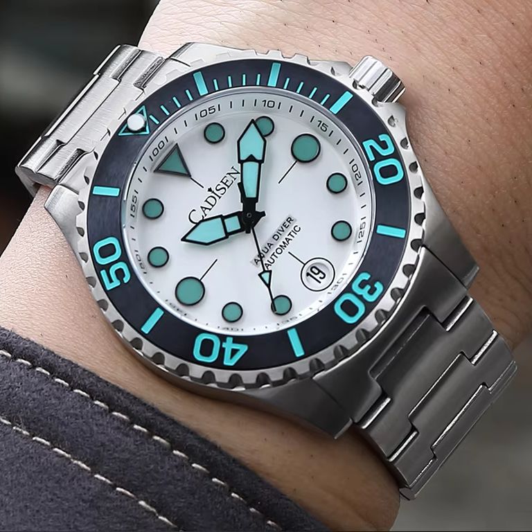 Luxury Watch Japan Brand - CADISEN AQUA DIVER Yeni Marka Lüks
