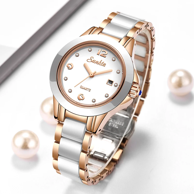 Luxury Watches - Sunkta Moda Rahat Kuvars Kadın Izle
