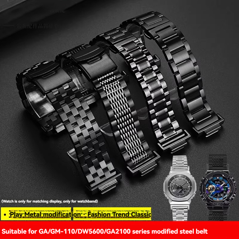 Casio Watch G-Shock Dw-5600 - Modifiye Paslanmaz Çelik Saat Bandı Kayışı