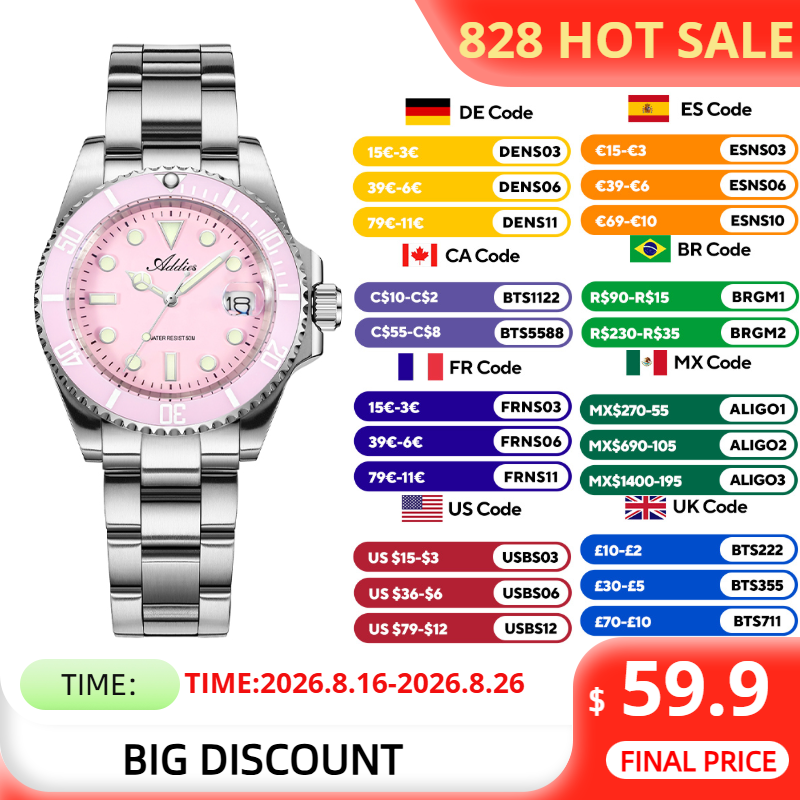 Luxury Watches - ADDIES 36mm 50m Su Geçirmez kadın