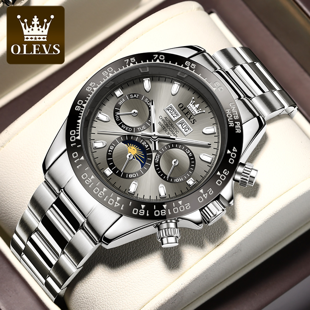 Luxury Watch On Sale - OLEVS 6654 Lüks Erkek Saat Chronograph