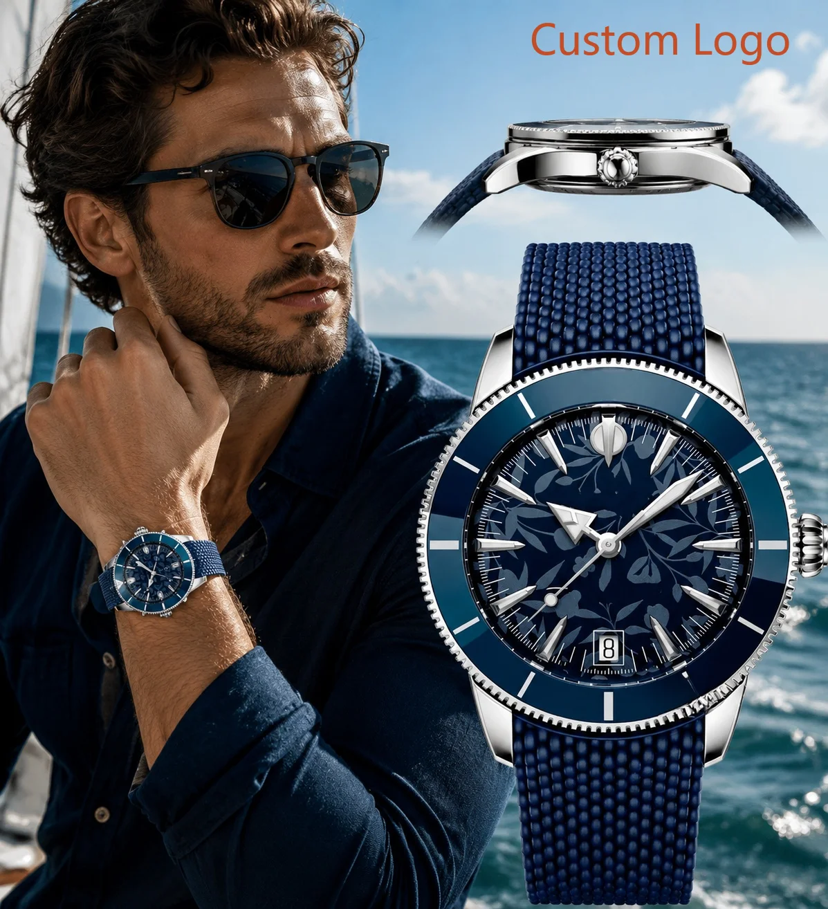 Luxury Watch Unique - Erkekler 46mm Dalış Otomatik Saat Dönen
