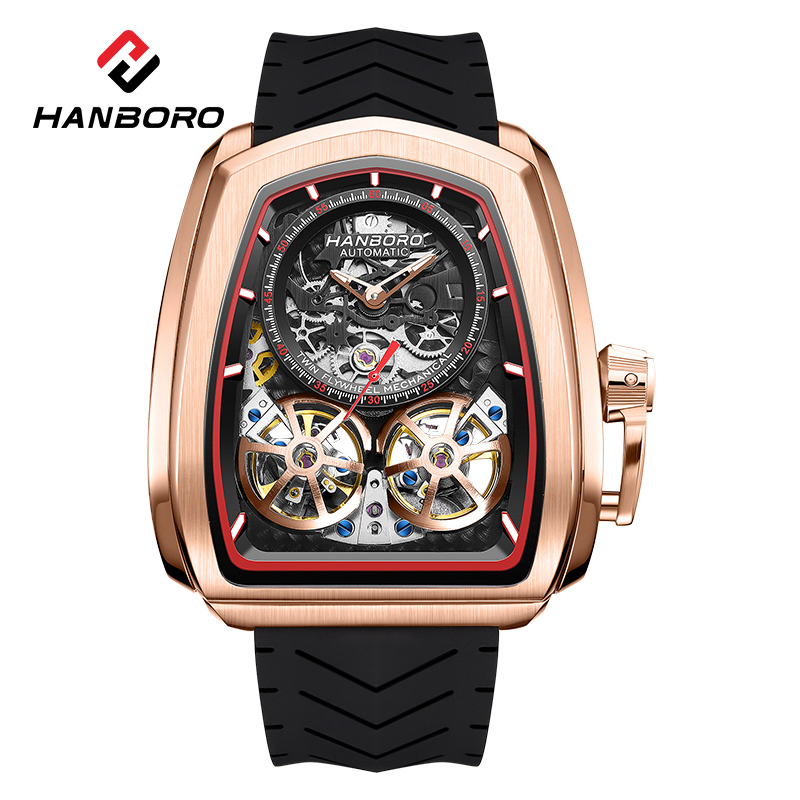 Luxury Watch On Sale - Çift Uçan Çarklı Oyuk Saat Erkek