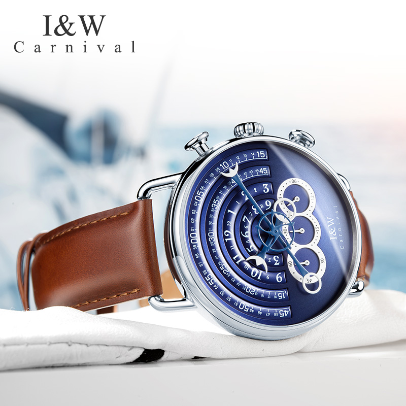 Luxury Watch Japan Brand - Yeni İsviçre I&W KARNAVAL Lüks Marka