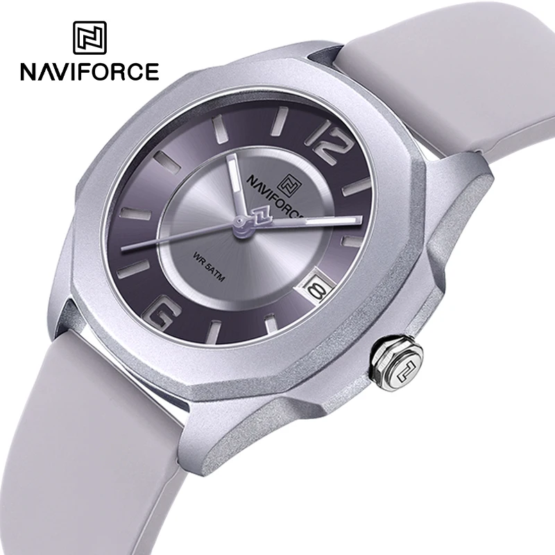 Luxury Watch For Girls - NAVIFORCE 7107 Kadınlar için Izle Moda
