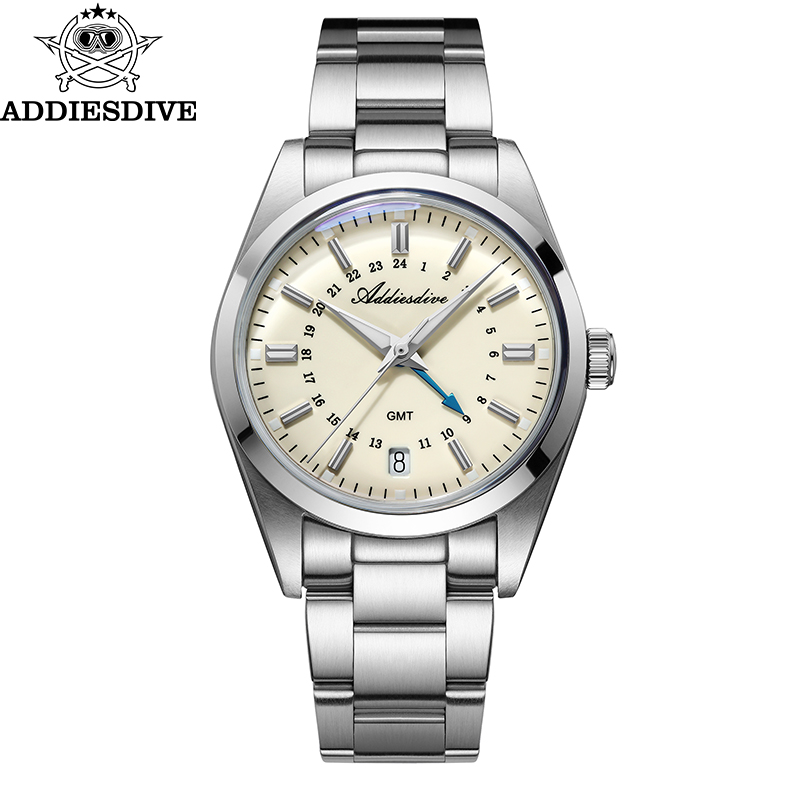 Best Luxury Quartz Watch - ADDIESDIVE Sıcak Marka 36mm Lüks GMT