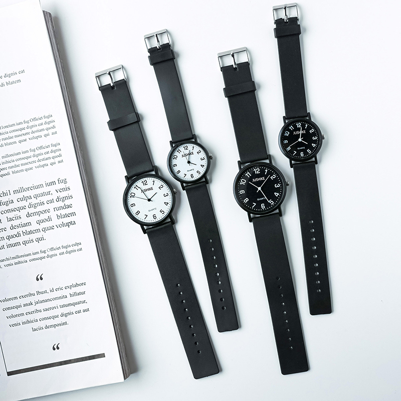 Luxury Watch For Girls - Basit Siyah İzle Kuvars Saatler Kadınlar
