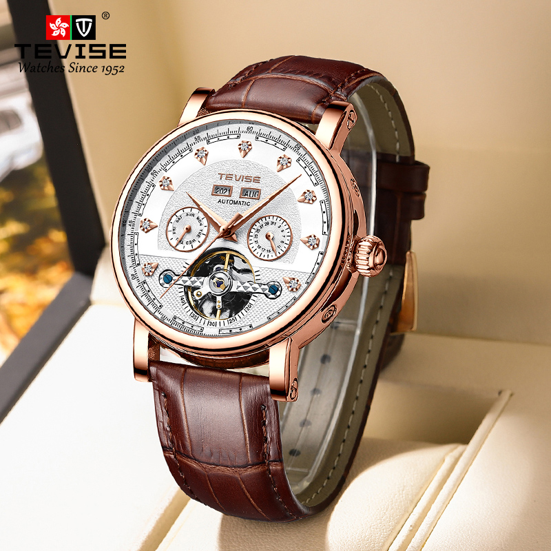 Luxury Watch On Sale - TEVISE Erkekler İçin Otomatik Mekanik Mekanizmalı