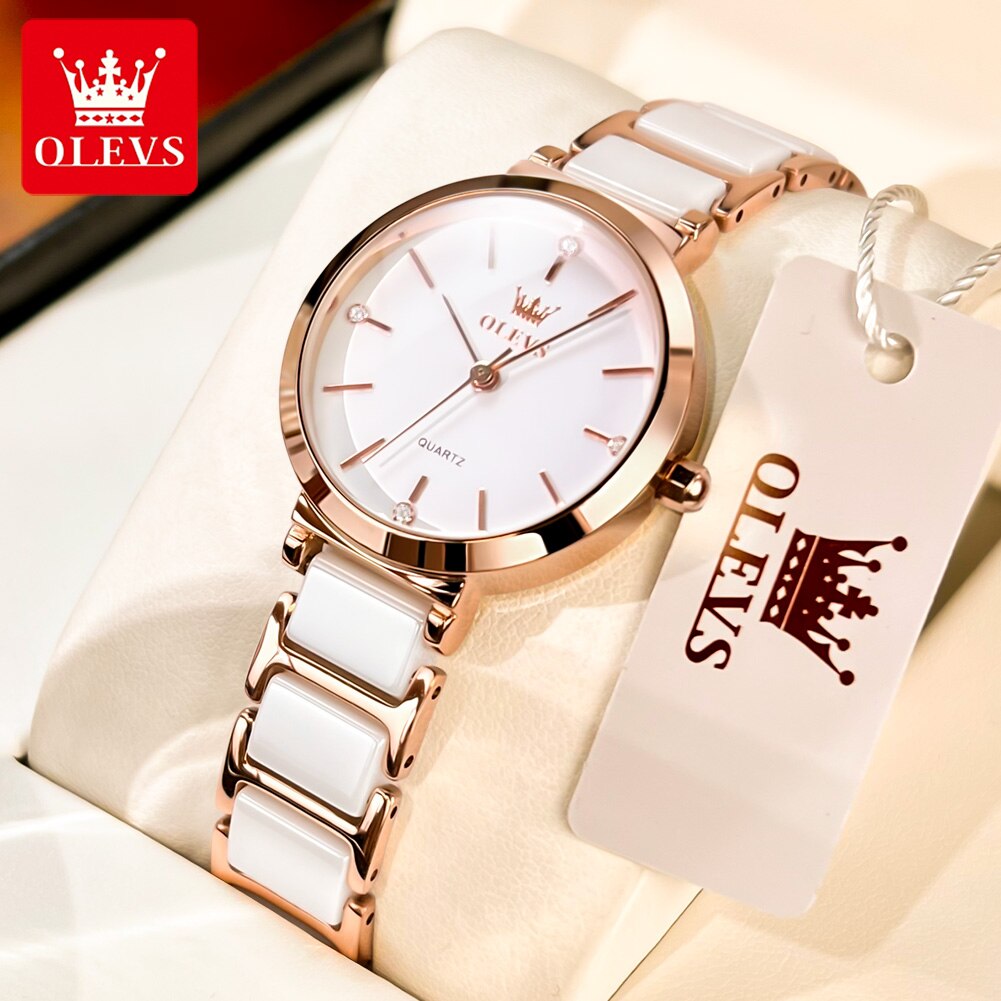 Luxury Watch For Girls - OLEVS moda kadın saatler Relogio Feminino