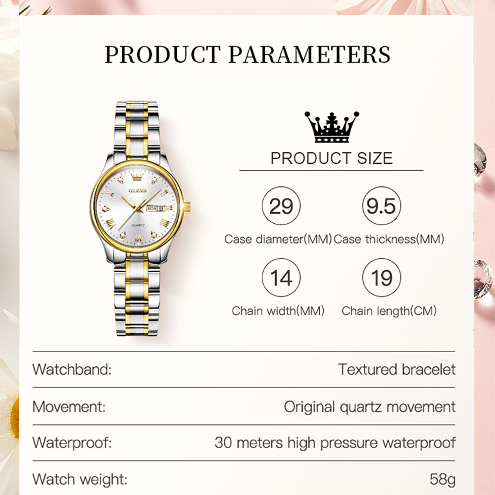 OLEVS 5563 yeni moda kadınlar  - Luxury Watch Index incelemesi ve fiyatı