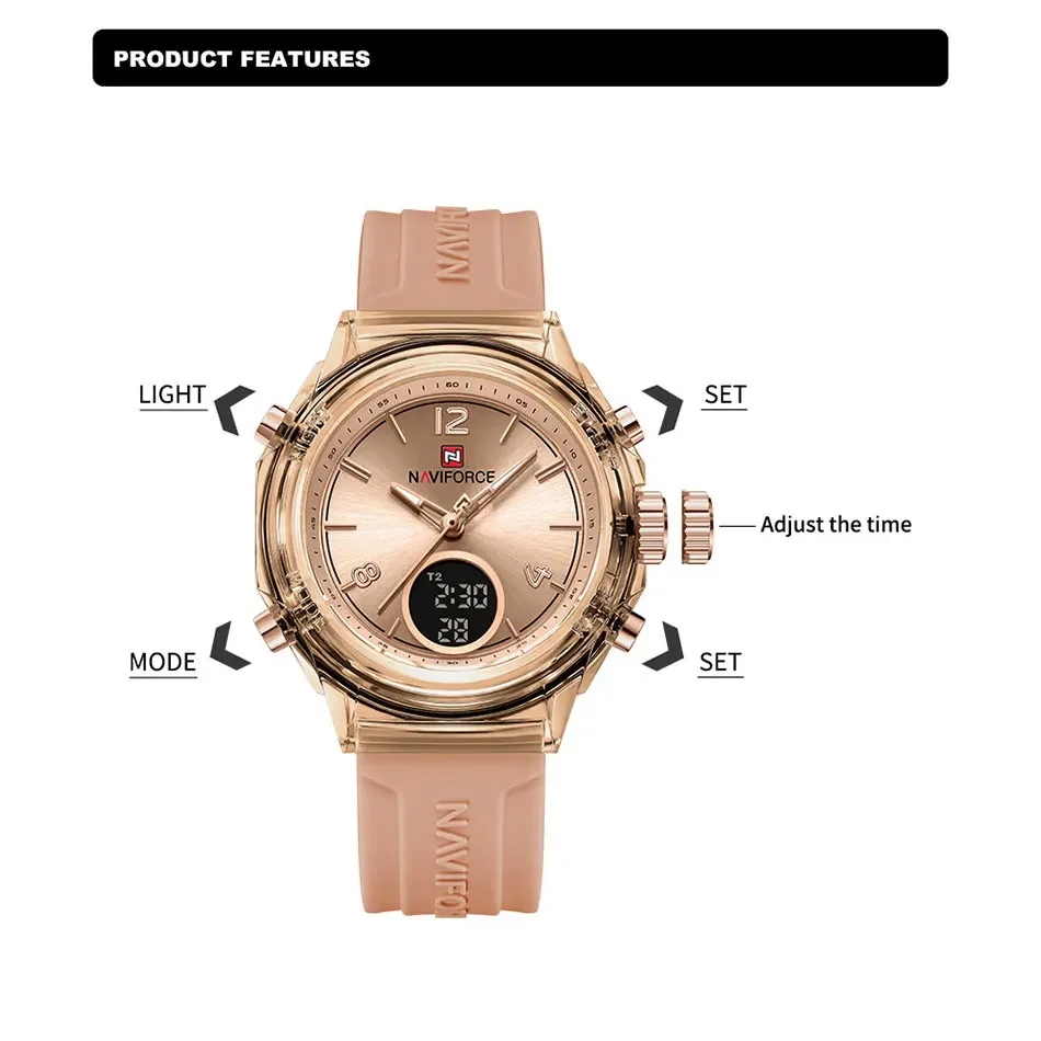 NAVIFORCE NF7109 Kuvars İzle B - Luxury Watch For Girls incelemesi ve fiyatı
