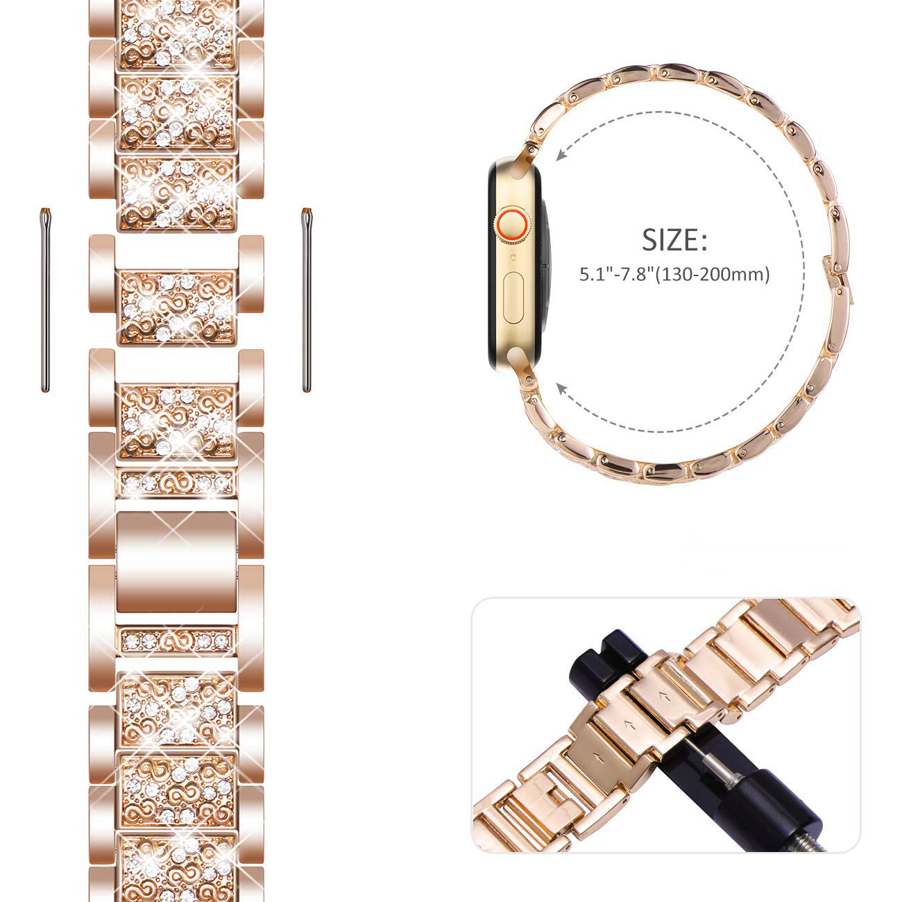 Kılıf + Bling kayış için Apple - Luxury Watches incelemesi ve fiyatı