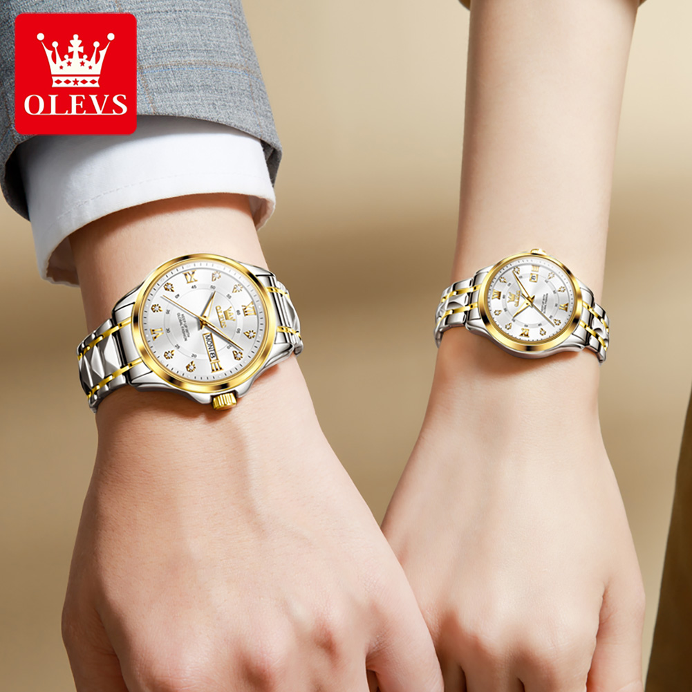 OLEVS 2906 sevgili saati Oriji - Best Luxury Quartz Watch incelemesi ve fiyatı