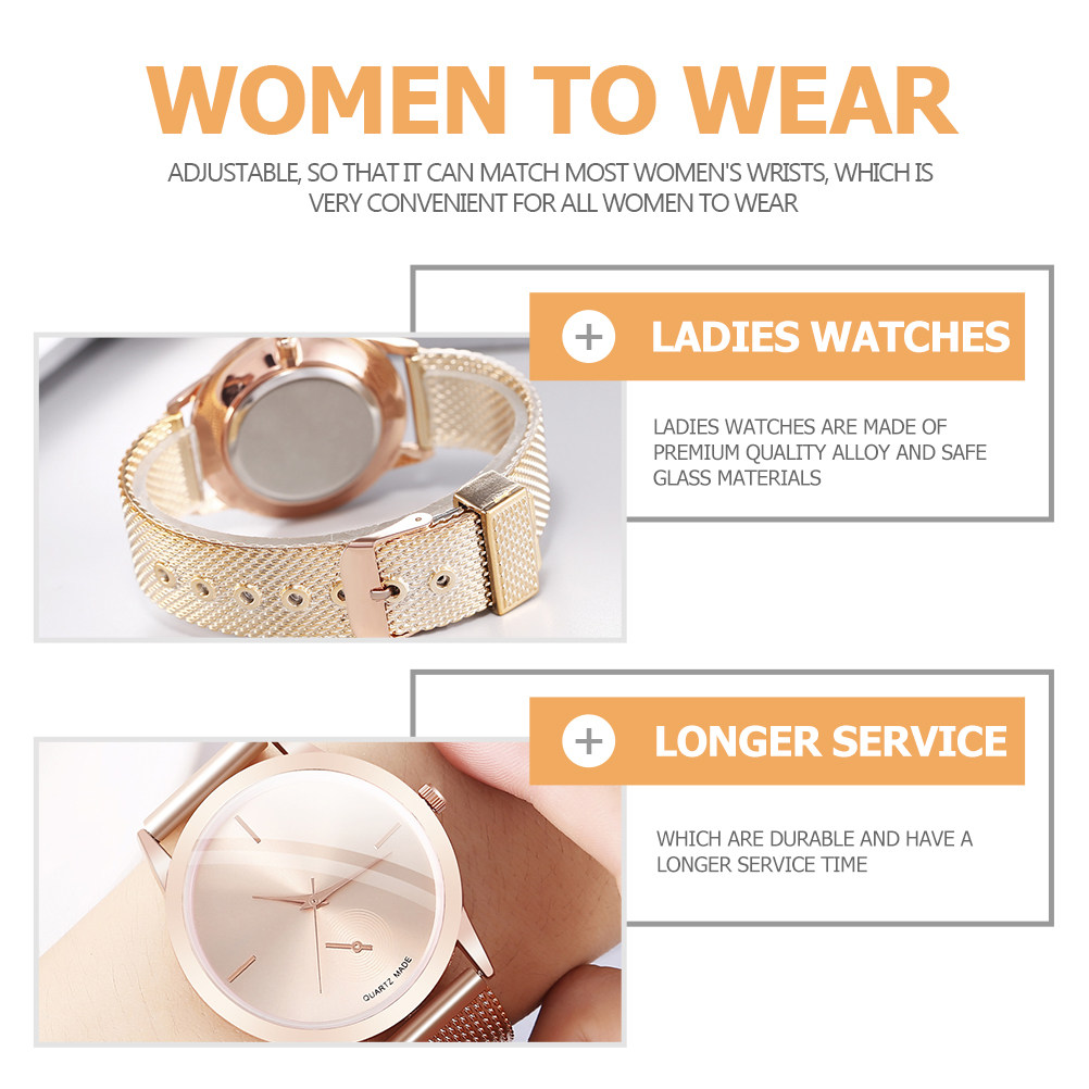 Şık Alaşımlı Kadın Kuvars Saat - Luxury Watch White incelemesi ve fiyatı