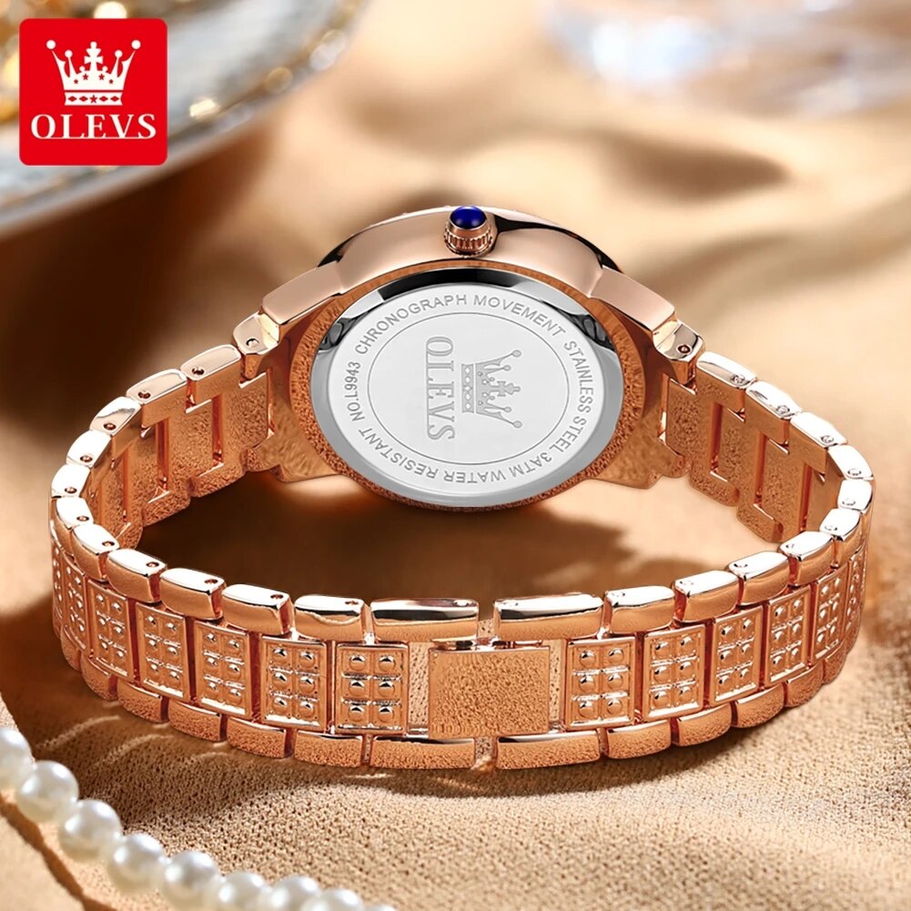 OLEVS 9943 lüks tüm elmas orij - Luxury Watch Female incelemesi ve fiyatı
