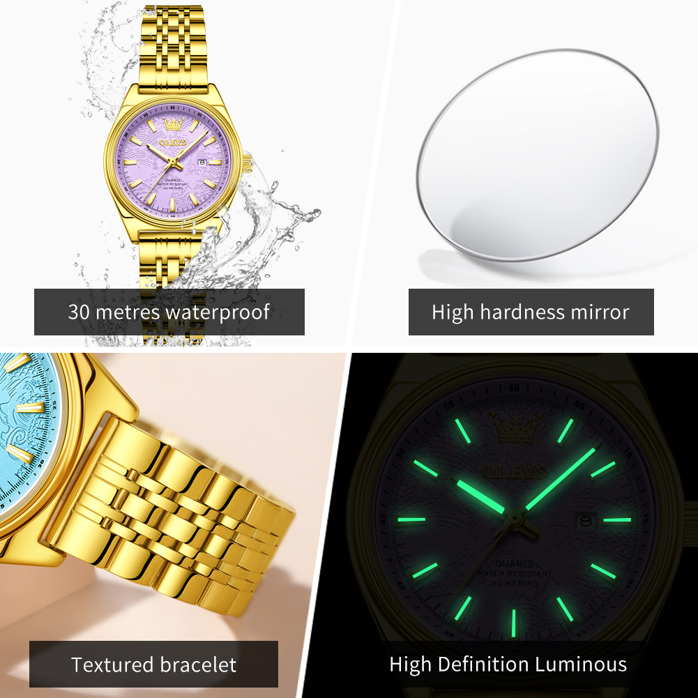 OLEVS Marka Lüks Altın Kadın S - Luxury Watch Index incelemesi ve fiyatı