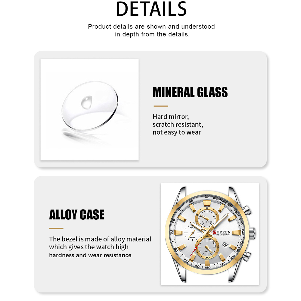 CURREN Lüks Moda Kronograf Su  - Luxury Watch Audemars Piguet incelemesi ve fiyatı