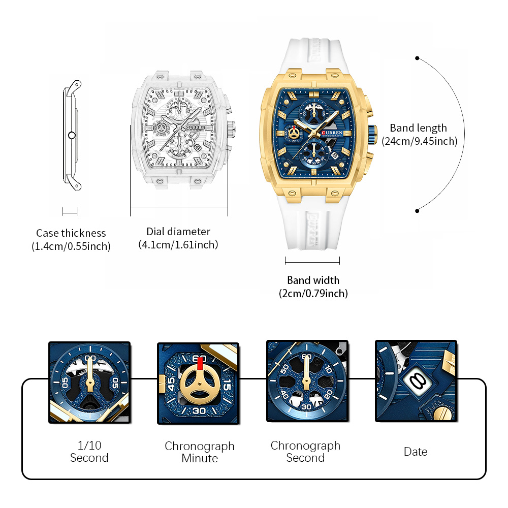 CURREN Lüks Vintage Erkek Spor - Best Luxury Quartz Watch incelemesi ve fiyatı