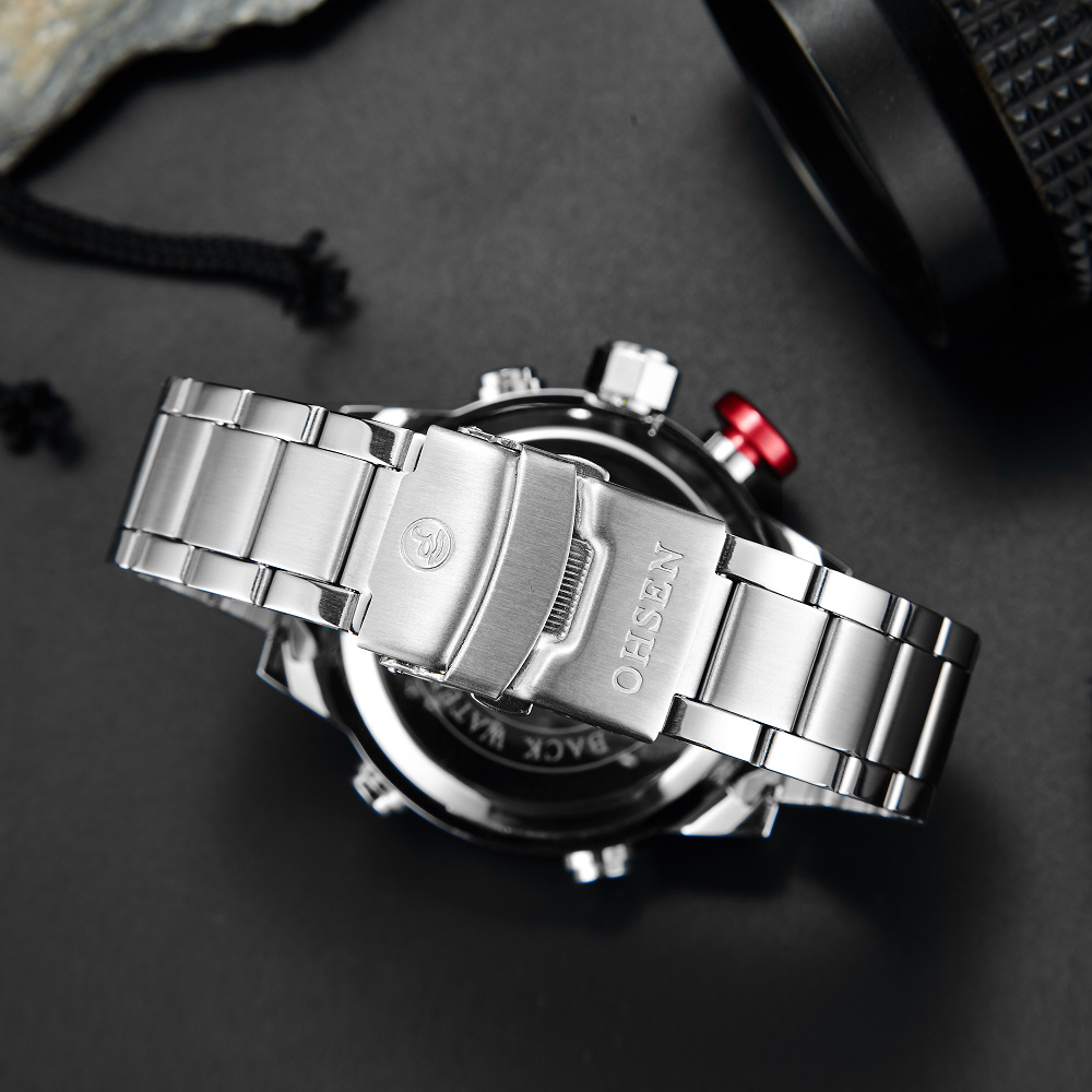 Yeni OHSEN marka dijital kuvar - Luxury Watch White incelemesi ve fiyatı