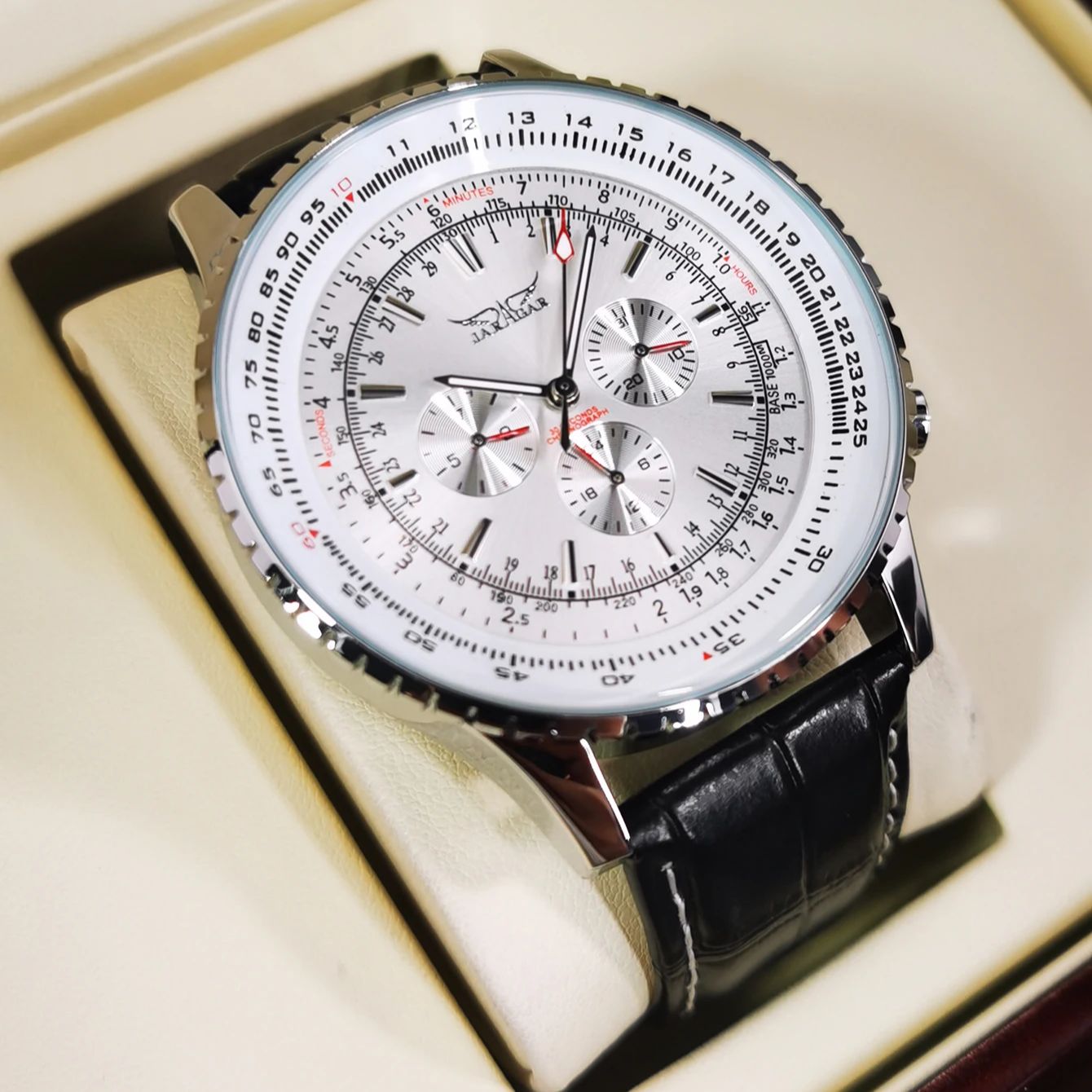 JARAGAR Pilot Otomatik İzle Er - Luxury Watch On Sale incelemesi ve fiyatı