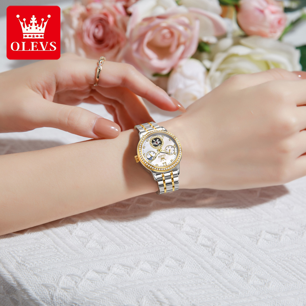 OLEVS Kadınlar İçin Otomatik S - Luxury Watch White incelemesi ve fiyatı
