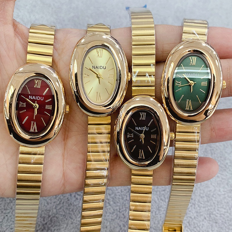 Lüks Marka Altın Oval Kadın Ku - Luxury Watch For Girls incelemesi ve fiyatı