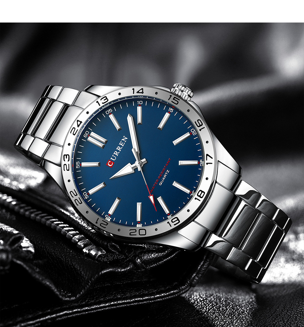 CURREN 8452 Gümüş Beyaz Hediye - Luxury Watch White incelemesi ve fiyatı