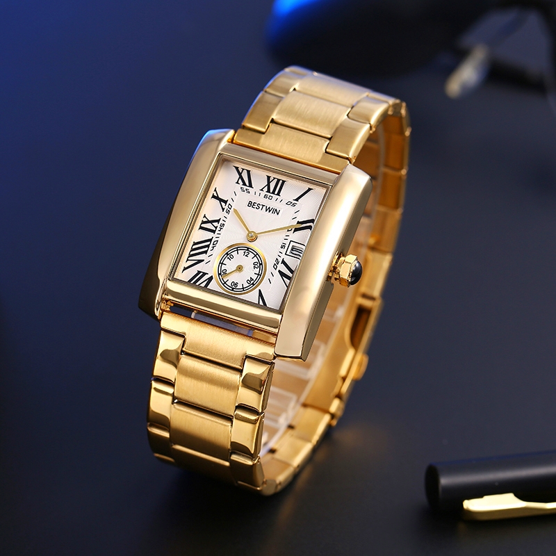 Lüks erkek saati erkek Altın B - Luxury Watch White incelemesi ve fiyatı