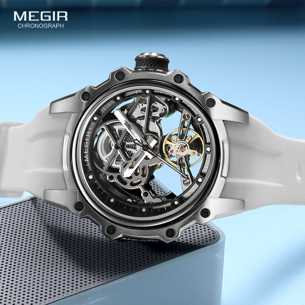 MEGIR Spor Otomatik Mekanik Sa - Luxury Watch White incelemesi ve fiyatı