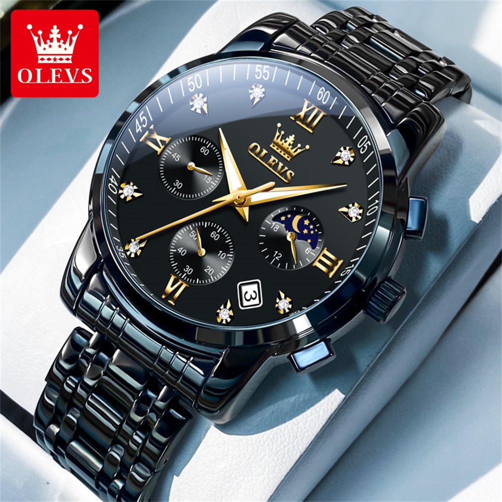 OLEVS Popüler erkek saatleri p - Best Luxury Quartz Watch incelemesi ve fiyatı