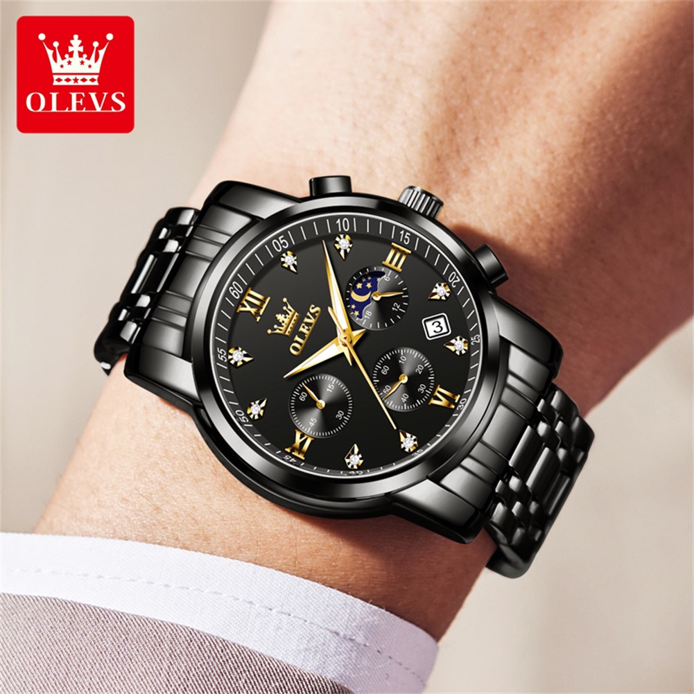 OLEVS Popüler erkek saatleri p - Best Luxury Quartz Watch incelemesi ve fiyatı