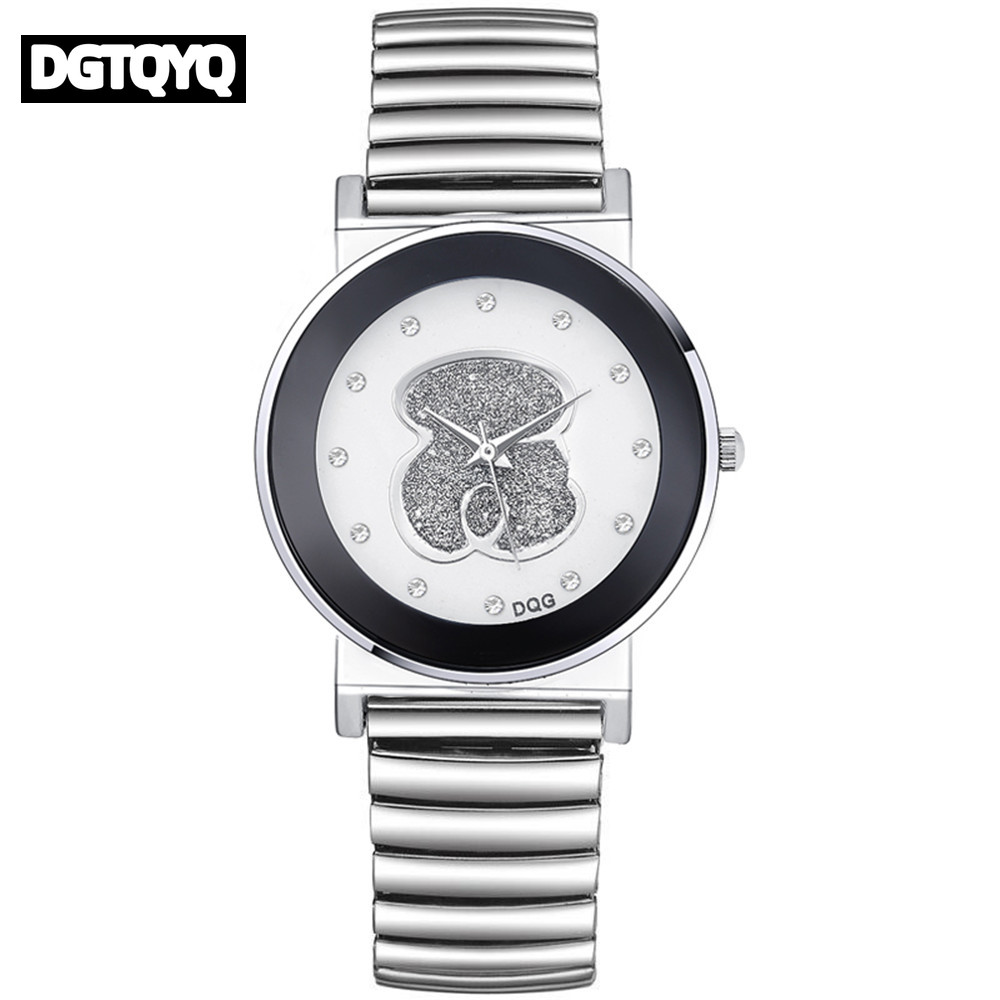 Lüks Bayanlar Siyah Beyaz Ayı  - Luxury Watch White incelemesi ve fiyatı