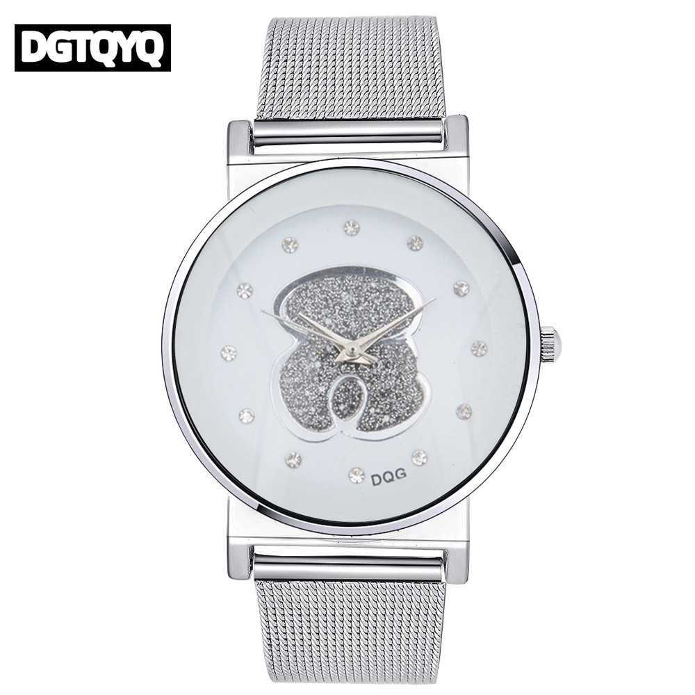 Lüks Bayanlar Siyah Beyaz Ayı  - Luxury Watch White incelemesi ve fiyatı