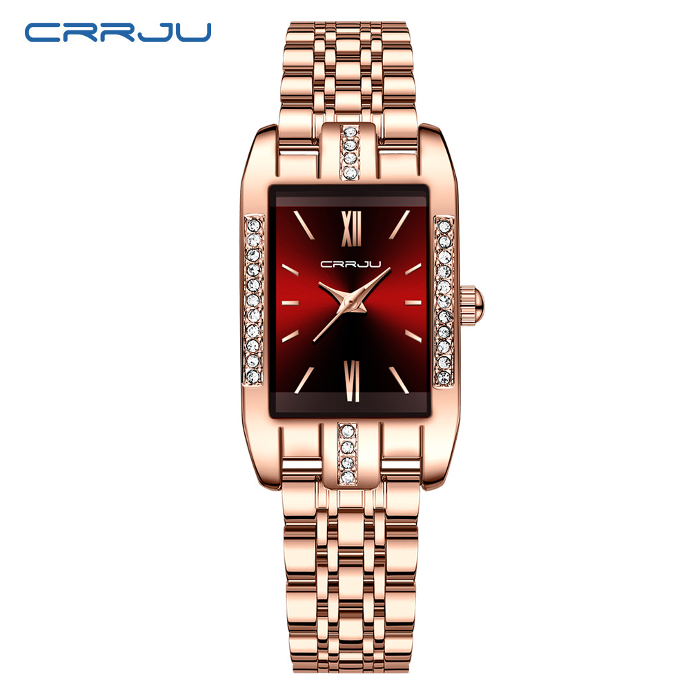 CRRJU Lüks Kare Izle Kadın Su  - Luxury Watch For Girls incelemesi ve fiyatı