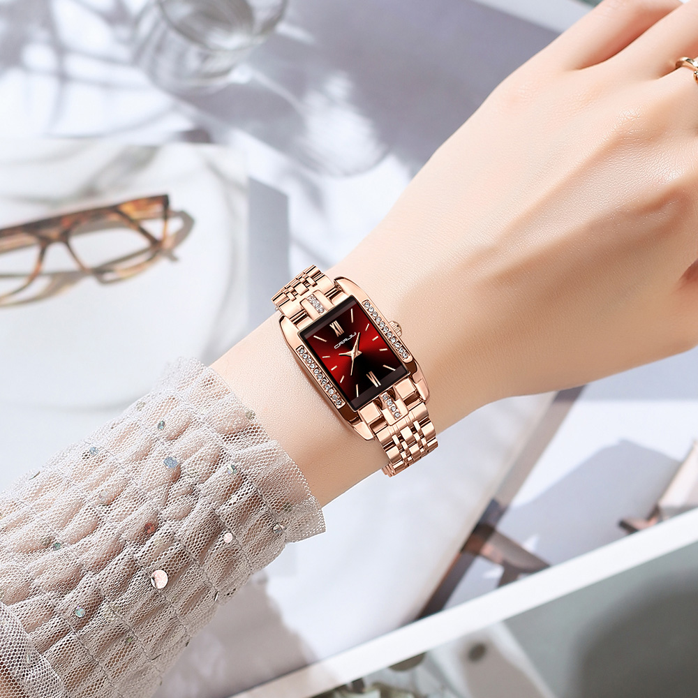 CRRJU Lüks Kare Izle Kadın Su  - Luxury Watch For Girls incelemesi ve fiyatı