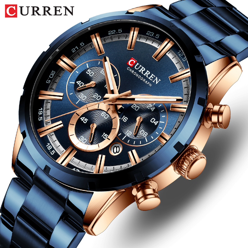 Curren erkek saati mavi kadran - Luxury Watch Audemars Piguet incelemesi ve fiyatı