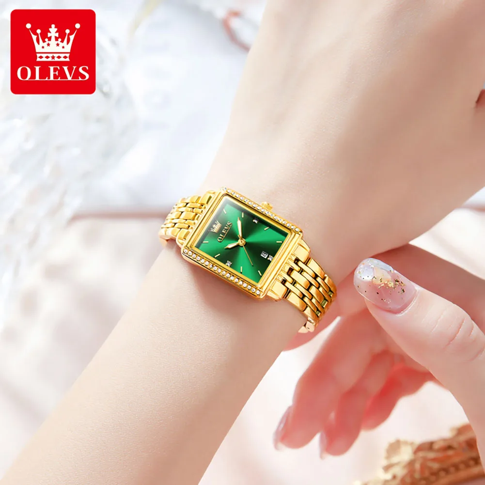 OLEVS 9995 Zarif Kuvars Bayanl - Luxury Watch For Girls incelemesi ve fiyatı