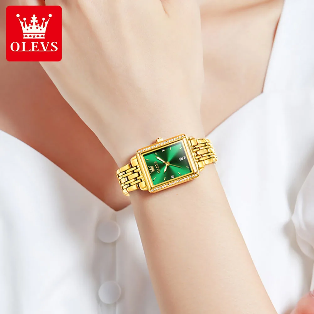 OLEVS 9995 Zarif Kuvars Bayanl - Luxury Watch For Girls incelemesi ve fiyatı