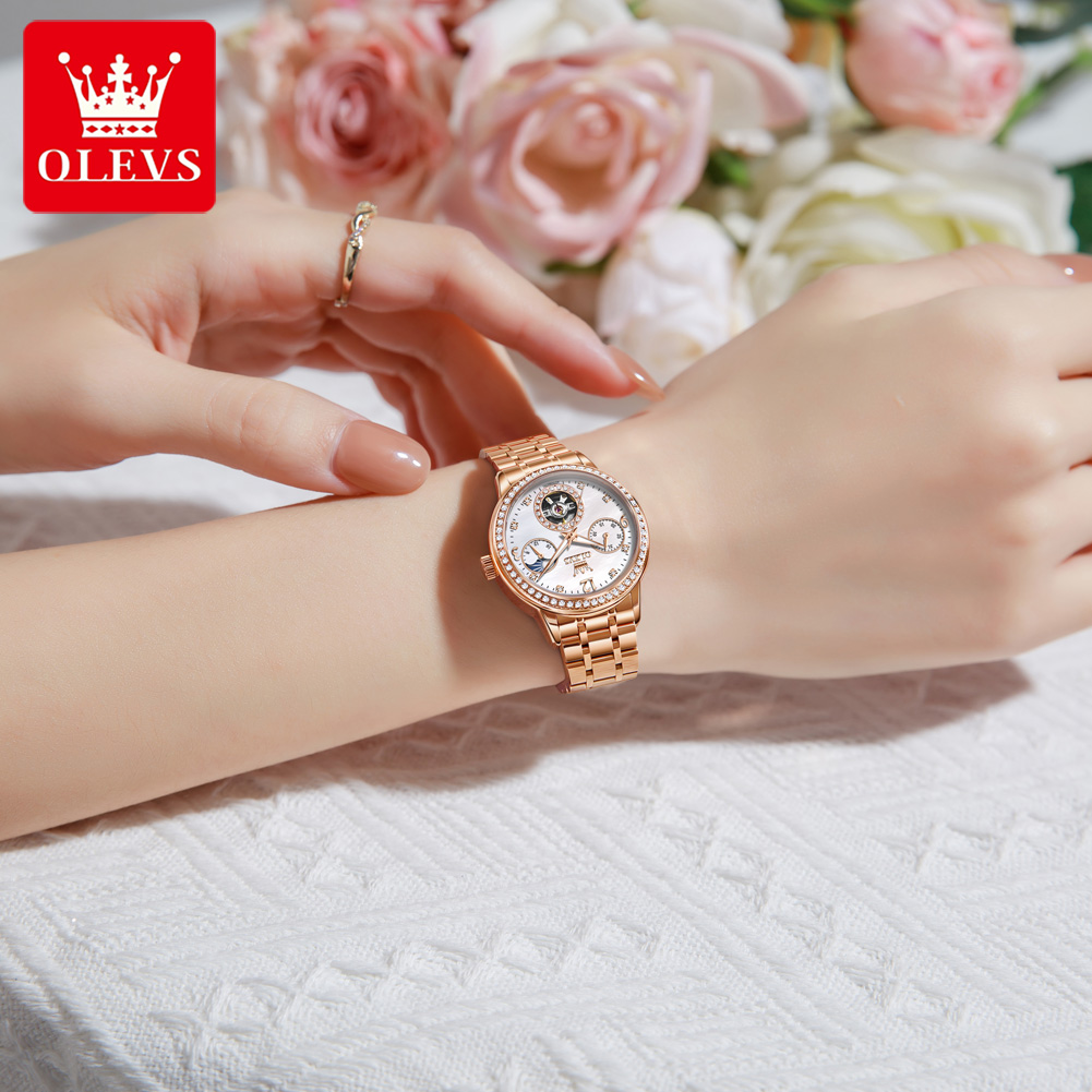 OLEVS kadın saatleri üst marka - Luxury Watches incelemesi ve fiyatı