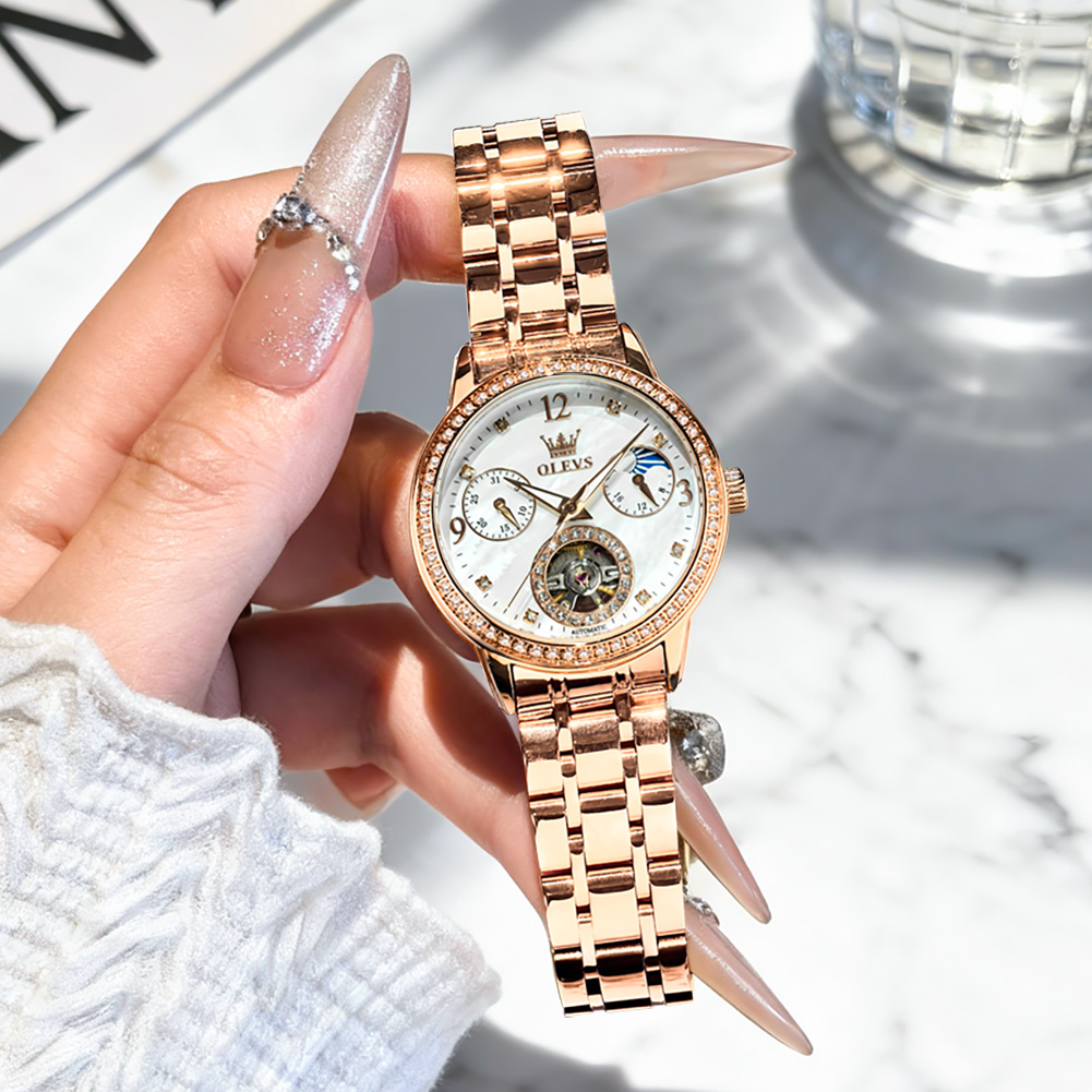 OLEVS kadın saatleri üst marka - Luxury Watches incelemesi ve fiyatı