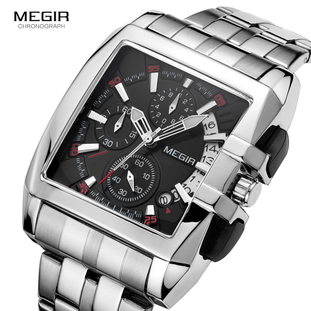 Megir yeni iş erkek kuvars saa - Luxury Watch On Sale incelemesi ve fiyatı