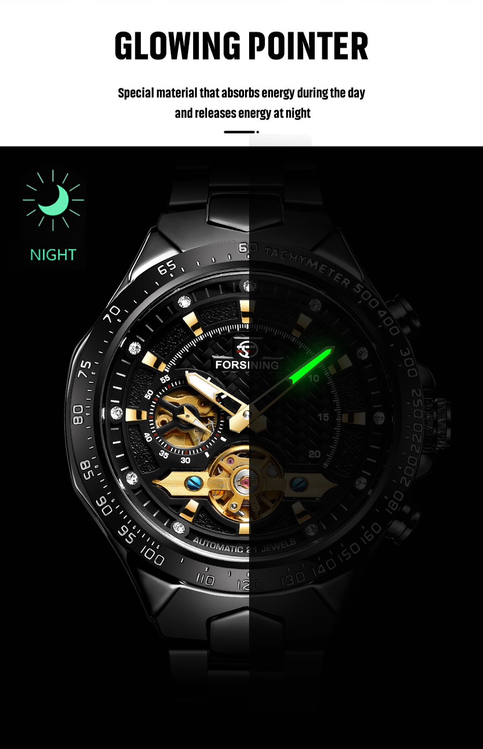 Forsining Elmas İskelet Açık O - Luxury Watch And Price incelemesi ve fiyatı