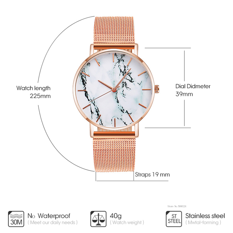 2020 moda popüler mermer saatl - Luxury Watch And Price incelemesi ve fiyatı